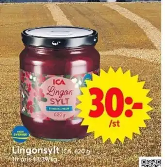 ICA Supermarket Lingonsylt CA erbjuda