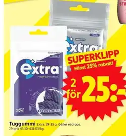 ICA Supermarket Tuggummi Extra erbjuda