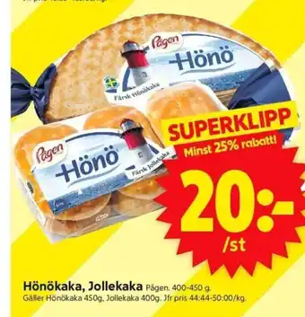 ICA Supermarket Hönökaka, Jollekaka Pågen. erbjuda