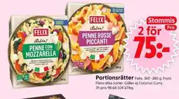 ICA Supermarket Portionsrätter Felix erbjuda