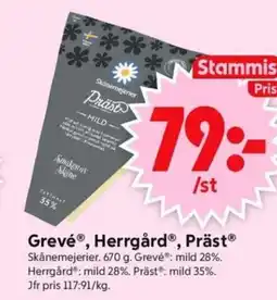 ICA Supermarket Grevé®, HerrgårdⓇ, PrästⓇ erbjuda