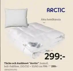 XXXLutz Täcke och kuddeset "Arctic" erbjuda