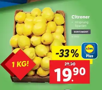 Lidl Citroner erbjuda