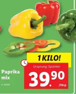 Lidl Paprika mix erbjuda