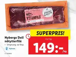 Lidl Nybergs Deli nötytterfilé erbjuda