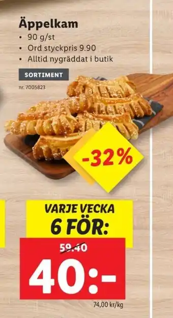 Lidl Äppelkam erbjuda