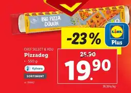 Lidl CHEF SELECT & YOU Pizzadeg erbjuda