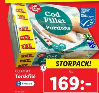 Lidl OCEAN SEA Torskfilé erbjuda