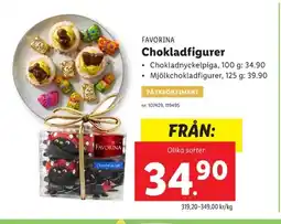 Lidl FAVORINA Chokladfigurer erbjuda