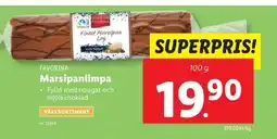 Lidl FAVORINA Marsipanlimpa erbjuda