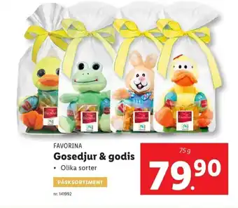 Lidl FAVORINA Gosedjur & godis erbjuda