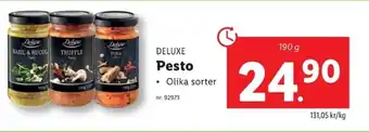 Lidl DELUXE Pesto erbjuda