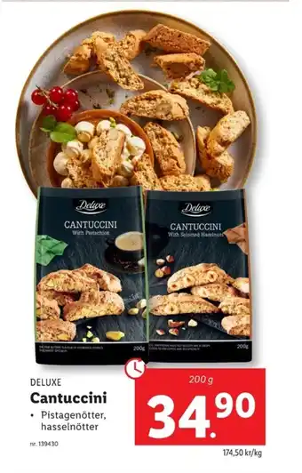 Lidl DELUXE Cantuccini erbjuda