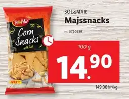 Lidl SOL&MAR Majssnacks erbjuda