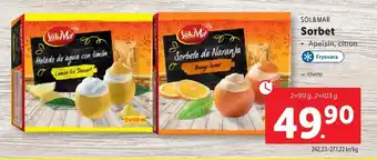 Lidl SOL&MAR Sorbet erbjuda