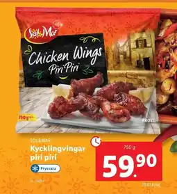 Lidl SOL&MAR Kycklingvingar piri piri erbjuda