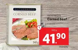 Lidl HATHERWOOD Corned beef erbjuda