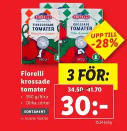 Lidl FIORELLI krossade tomater erbjuda