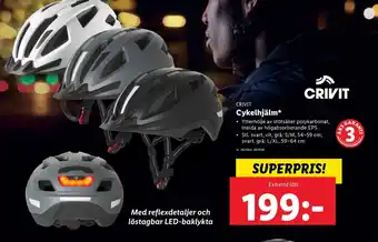 Lidl CRIVIT Cykelhjälm erbjuda