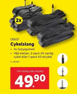 Lidl CRIVIT Cykelslang erbjuda