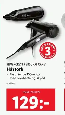 Lidl SILVERCREST PERSONAL CARE Hårtork erbjuda