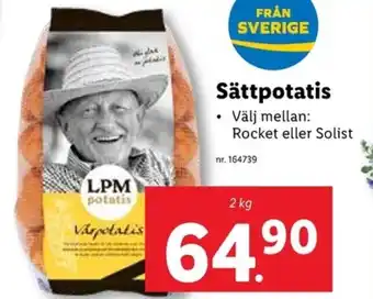 Lidl Sättpotatis erbjuda