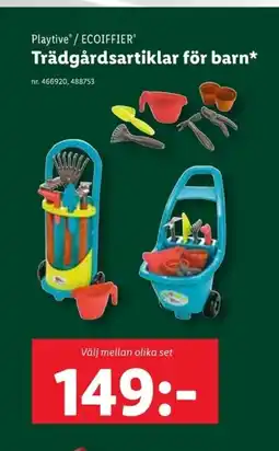 Lidl Playtive/ ECOIFFIER® Trädgårdsartiklar för barn erbjuda