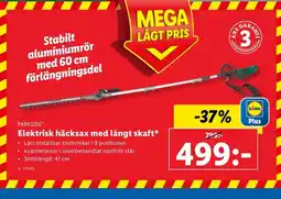 Lidl PARKSIDE Elektrisk häcksax med långt skaft erbjuda