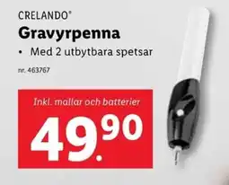 Lidl CRELANDO® Gravyrpenna erbjuda