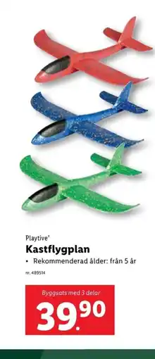 Lidl Playtive Kastflygplan erbjuda