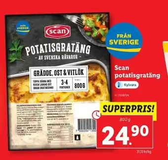 Lidl SCAN potatisgratäng erbjuda