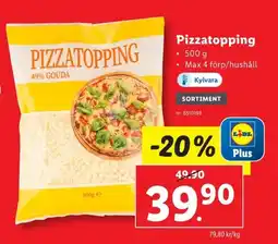 Lidl Pizzatopping erbjuda