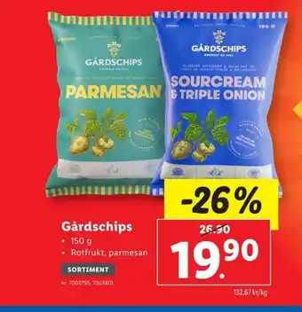 Lidl Gårdschips erbjuda