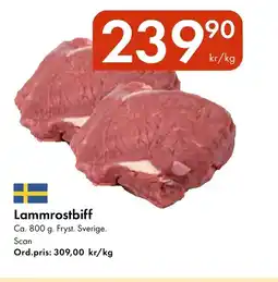 Snabbgross Lammrostbiff erbjuda