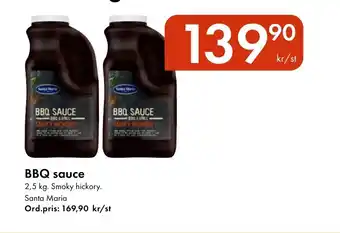 Snabbgross SANTA MARIA BBQ sauce erbjuda