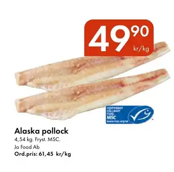 Snabbgross Alaska pollock erbjuda