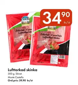 Snabbgross MONTE CASTELLO Lufttorkad skinka erbjuda