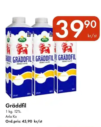 Snabbgross ARLA Gräddfil erbjuda