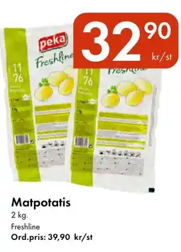 Snabbgross PEKA Freshline Matpotatis erbjuda