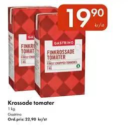 Snabbgross GASTRINO Krossade tomater erbjuda