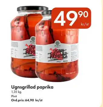 Snabbgross PLIVIT Ugnsgrillad paprika erbjuda