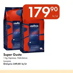 Snabbgross LAVAZZA Super Gusto erbjuda