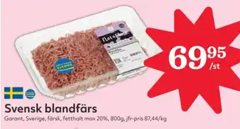 Hemköp GARANT Svensk blandfärs erbjuda