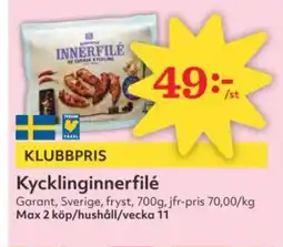 Hemköp GARANT Kycklinginnerfilé erbjuda