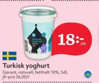 Hemköp GARANT Turkisk yoghurt erbjuda