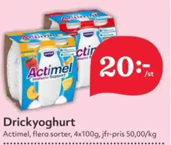 Hemköp ACTIMEL Drickyoghurt erbjuda