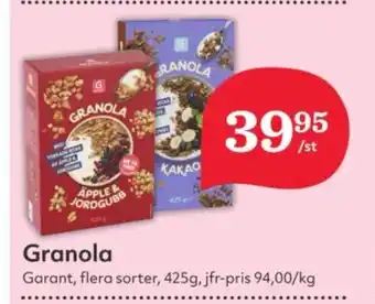 Hemköp GARANT Granola erbjuda