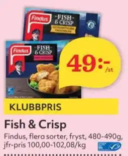 Hemköp FINDUS Fish & Crisp erbjuda