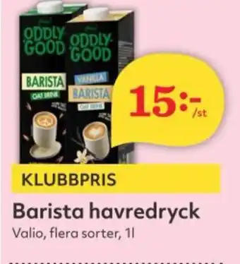 Hemköp VALIO Barista havredryck erbjuda