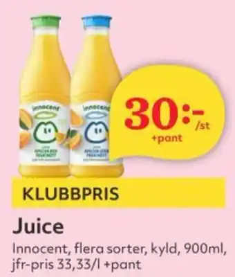 Hemköp INNOCENT Juice erbjuda